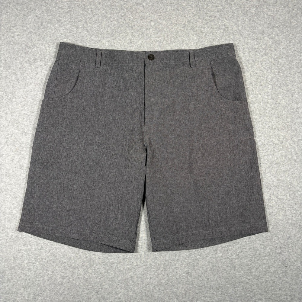Straight Down Golf Shorts Mens 38 Gray Performance Stretch Activewear 10" Inseam